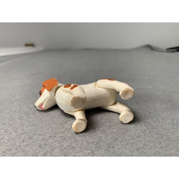 Mattel Barbie Vet 1996 Pet Doctor Brown & White Dog Puppy Spotted Figurine - Picture 5 of 9